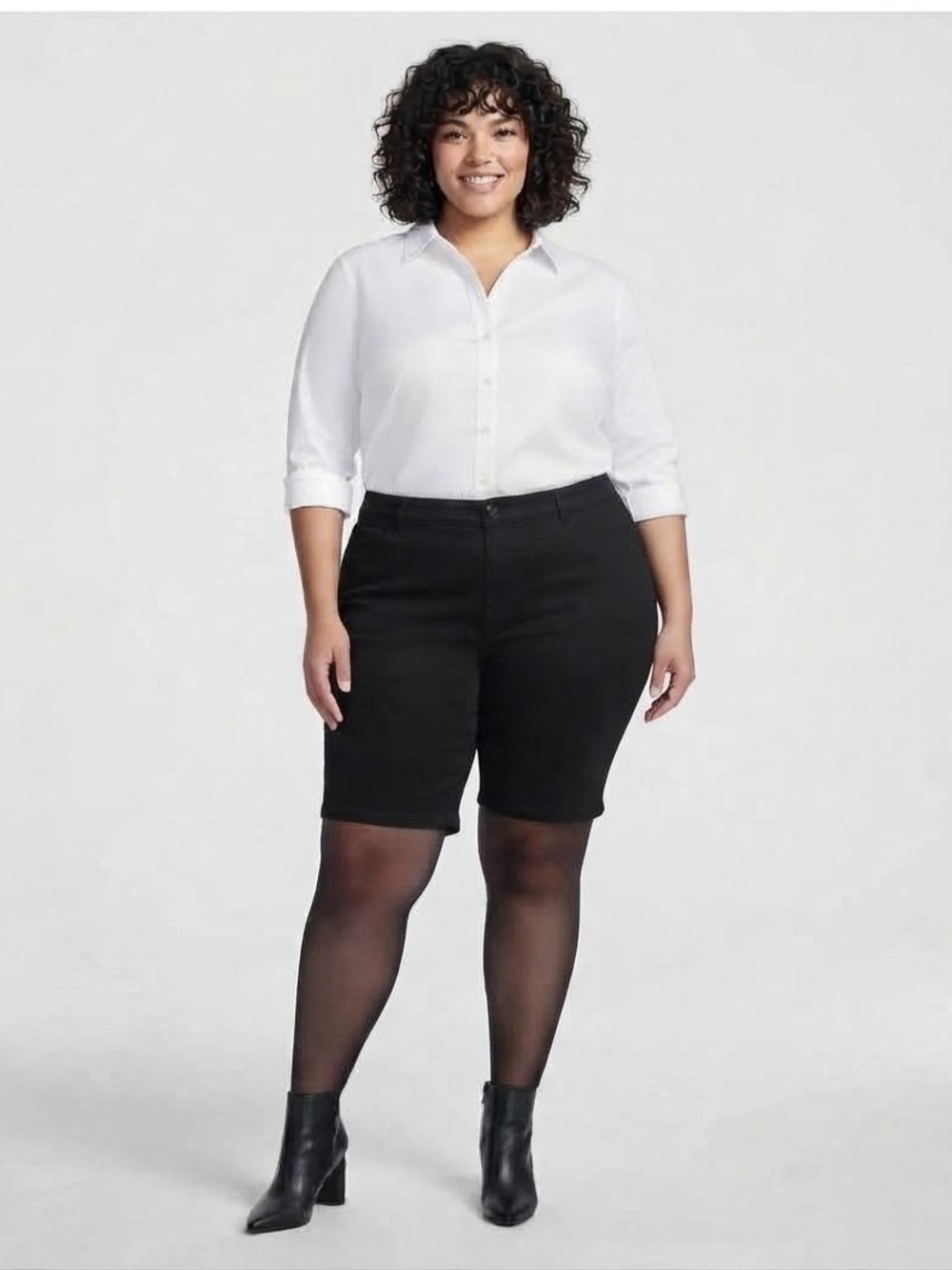 St. John's Bay Womens 11 1/2" Mid Rise Bermuda Shorts